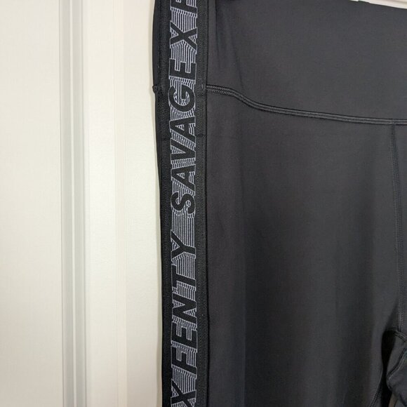 Savage X Fenty Leggings Women's 2X Black High Waist Main Player Sporty Workout - Picture 8 of 13